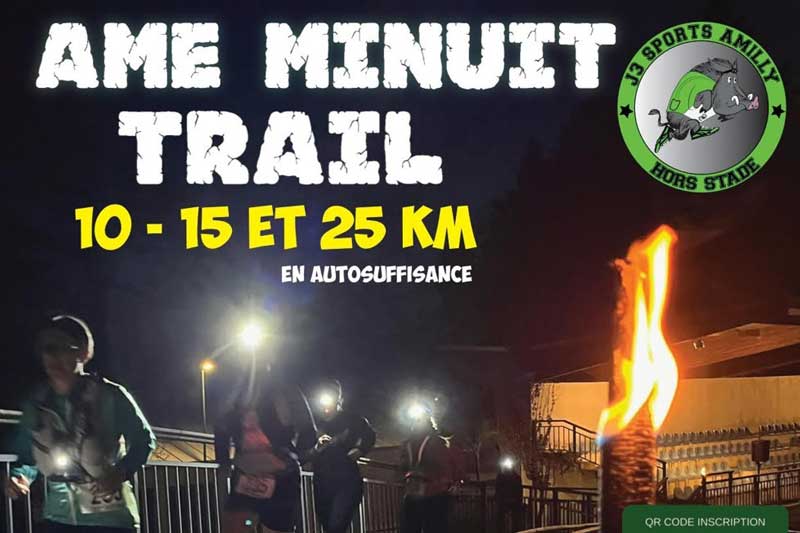 Ame Minuit Trail Logo