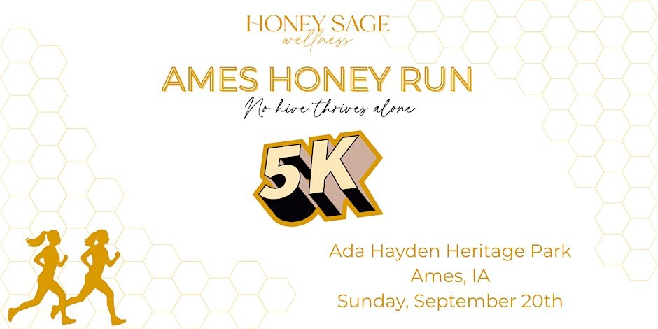 Ames Honey Run 5K Logo