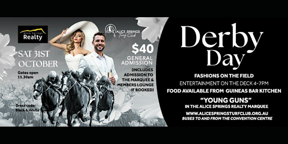 Annual Alice Springs Realty Derby Day Races at Ladbrokes Pioneer Park