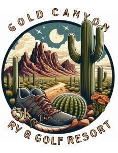 Annual Gold Canyon 5K With A View Logo