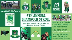 Annual Shamrock Stroll 5K Fun Run, Walk & Pet Parade