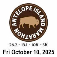 Antelope Island Marathon - 26.2 - 13.1 - 10K - 5K Logo
