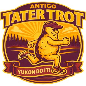 Antigo Tater Trot Logo