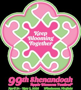 Apple Blossom Valley Health 10K and Shenandoah Valley Orthodontics Kids' Bloomin' Mile Logo