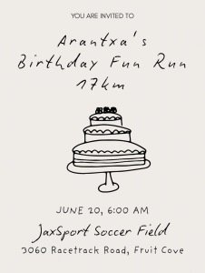 Arantxa’s Fun Run