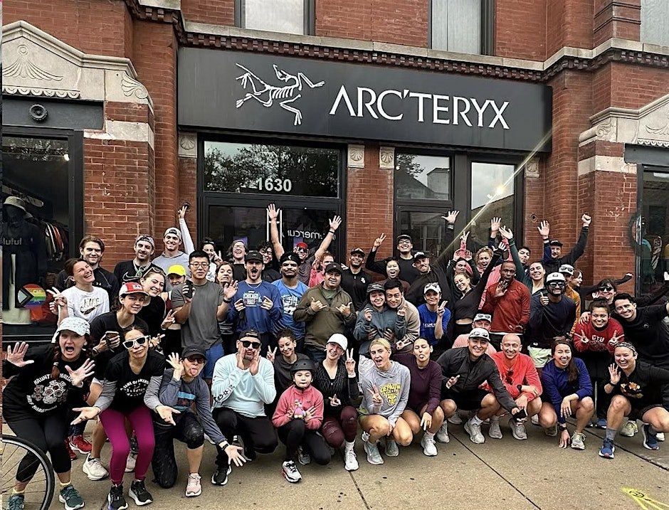 Arc'teryx Chicago Marathon Shakeout Run Logo