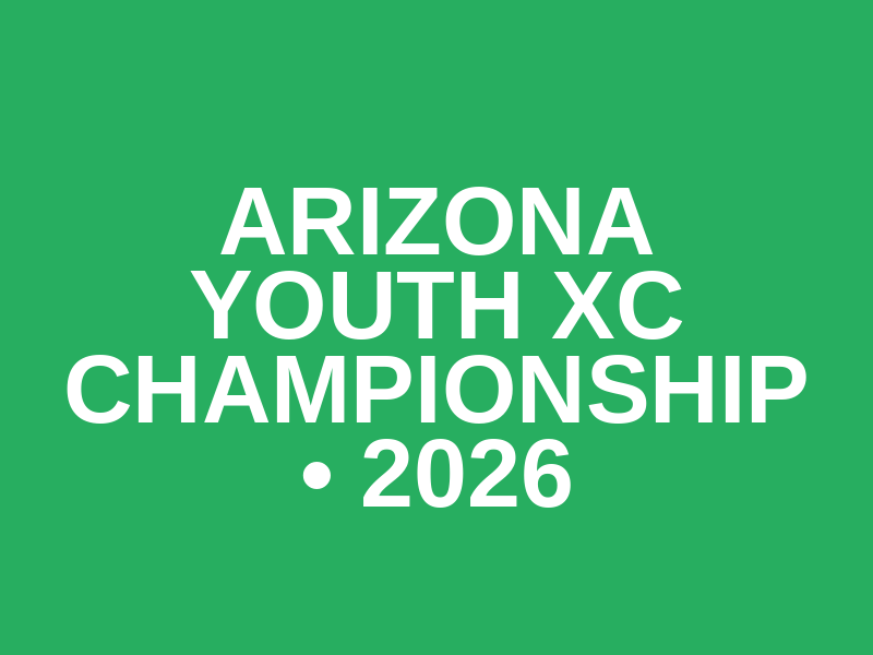 Arizona Youth XC Championship • 2026 Logo
