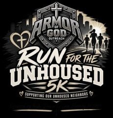 Armor of God 5K, Relay and 1K Run/Walk Logo