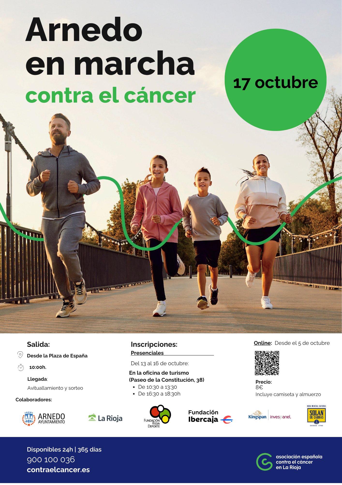 ARNEDO EN MARCHA CONTRA EL CÁNCER 2026