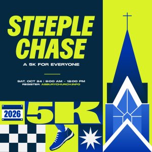 Asbury Steeple Chase 5K Logo