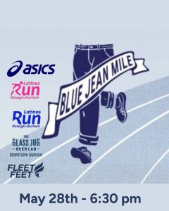 ASICS Blue Jean Mile with Latinas Run & Latinos Run Raleigh-Durham