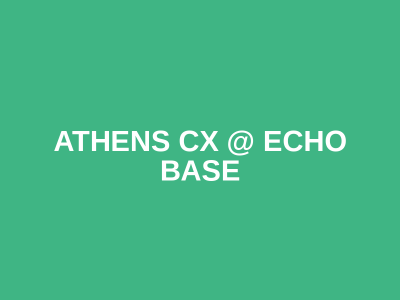 Athens CX @ Echo Base Logo