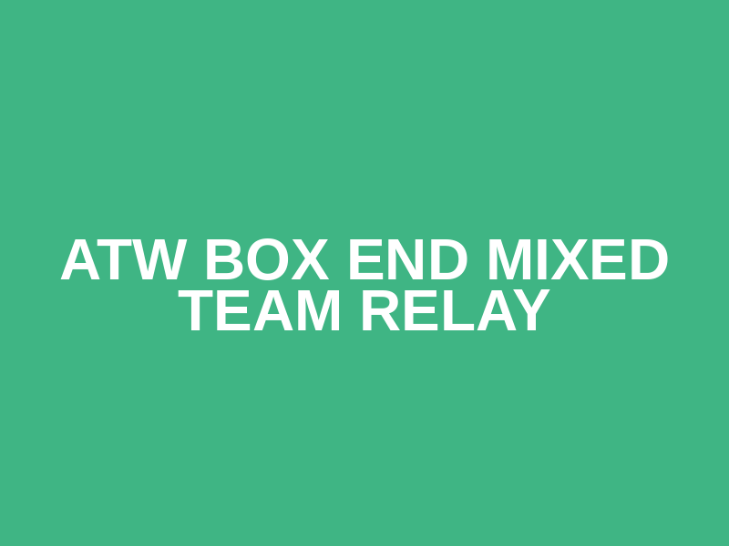 ATW Box End Mixed Team Relay Logo