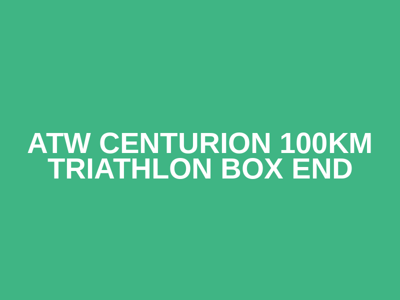 ATW Centurion 100KM Triathlon Box End Logo