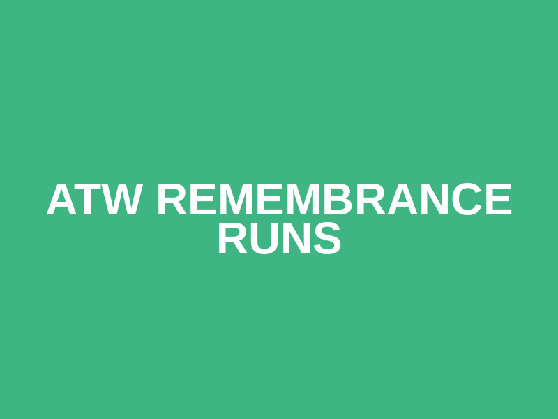 ATW Remembrance Runs Logo