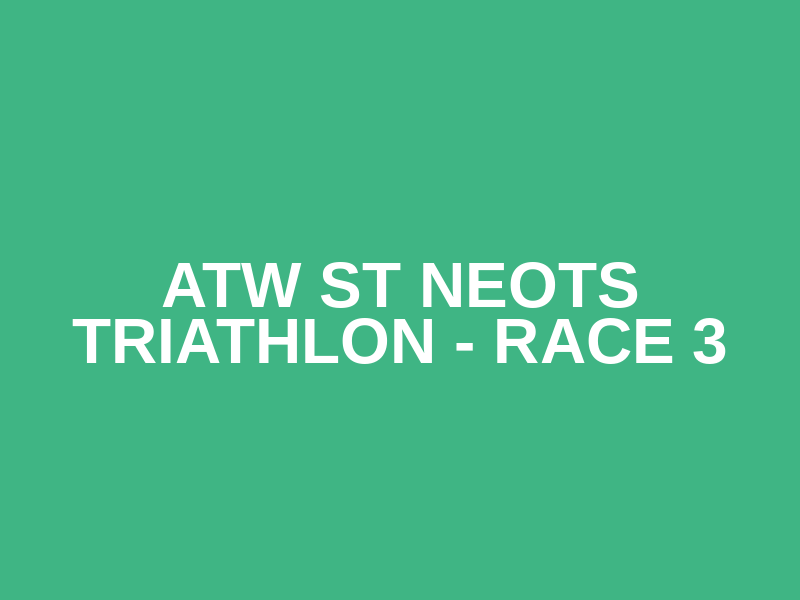 ATW St Neots Triathlon - Race 3 Logo