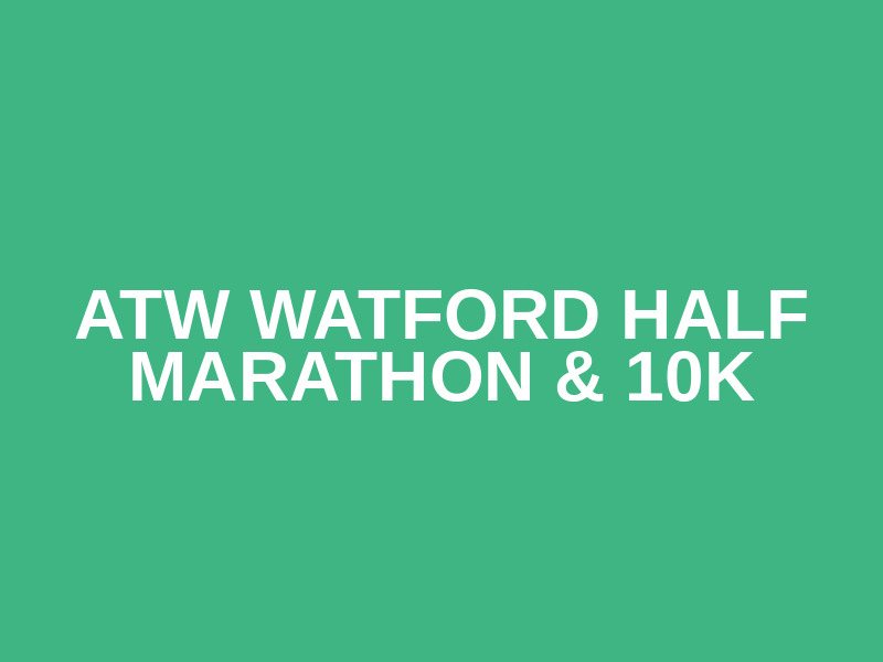 ATW Watford Half Marathon & 10K Logo