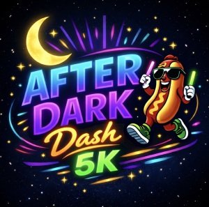 AU Wellness Center 5k Glow Run/Walk "After Dark Dash!" Logo