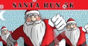 Auburn Santa Run/Walk 5k Logo