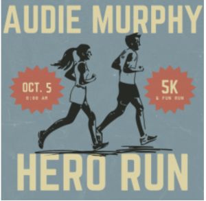 AUDIE MURPHY HERO RUN 5K & 5K TEAMS Logo
