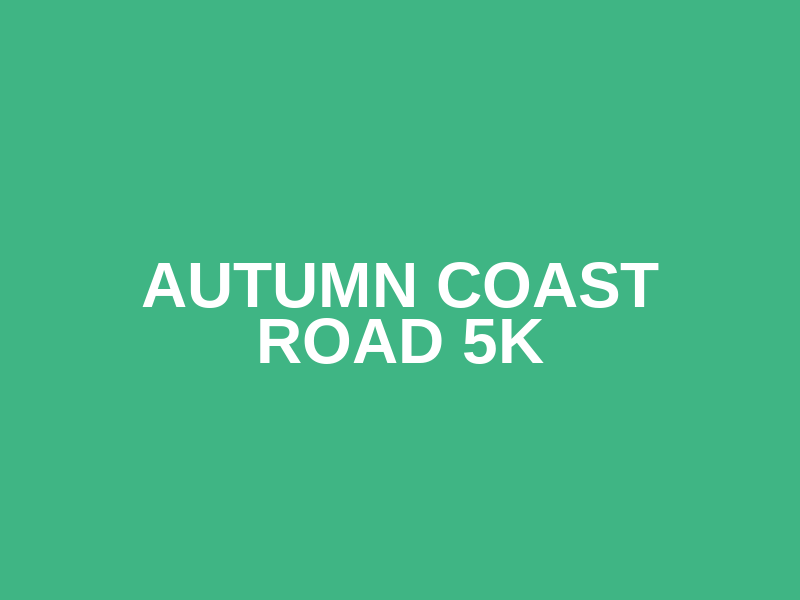 Autumn Coast Road 5K Logo