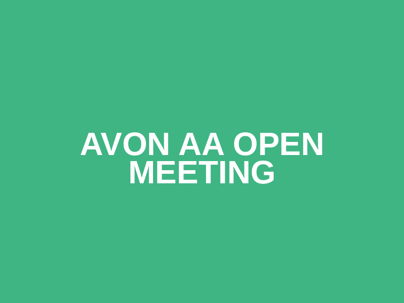 Avon  AA Open Meeting Logo