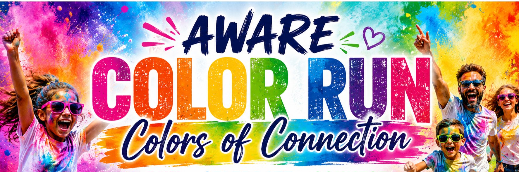 Aware Color Run-Colors of Connection Logo