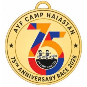 2026 Franklin Fun Run/Walk  - 75th Anniversary of AYF Camp Haiastan Logo