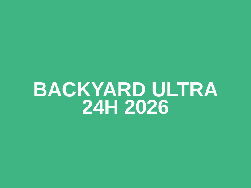 Backyard Ultra 24h 2026 Logo