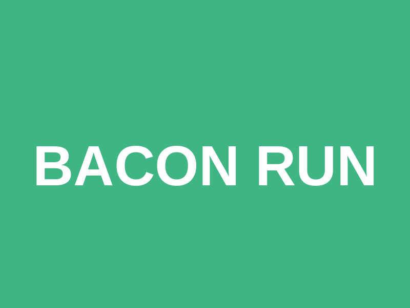 Bacon Run Logo