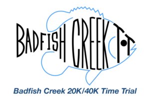 Badfish Creek 20K/40K TT ABR/MATTS WI State Championship & TRI-OP (Triathletes & Open/Any Athlete) Logo