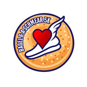 Bagel & A Schmear 5k Presented by Heart & Sole Logo