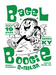 Bagel Boogie 2 Miler & FREE Kid's Dash Logo