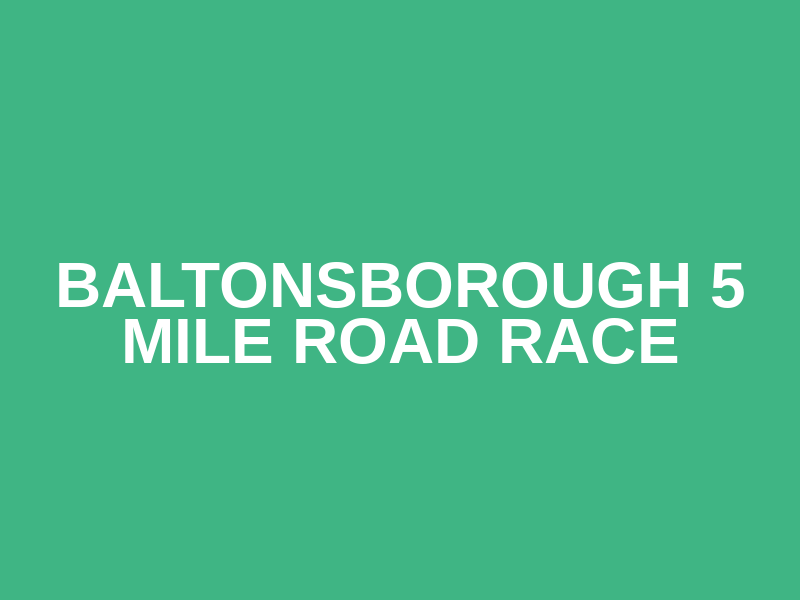 Baltonsborough 5 Mile Road Race Logo