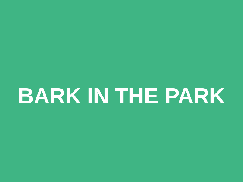 Bark in the Park Logo