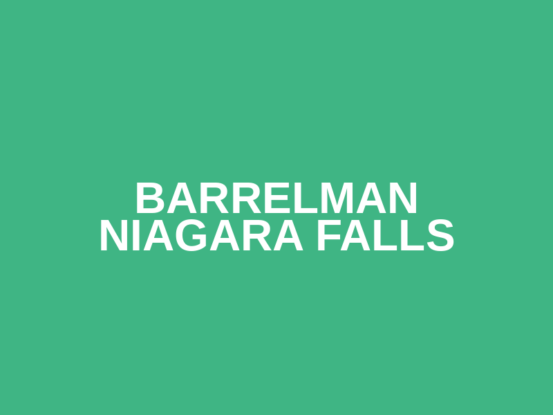 Barrelman Niagara Falls Logo