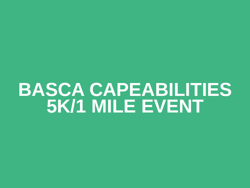 BASCA CapeABILITIES 5K/1 Mile Event Logo