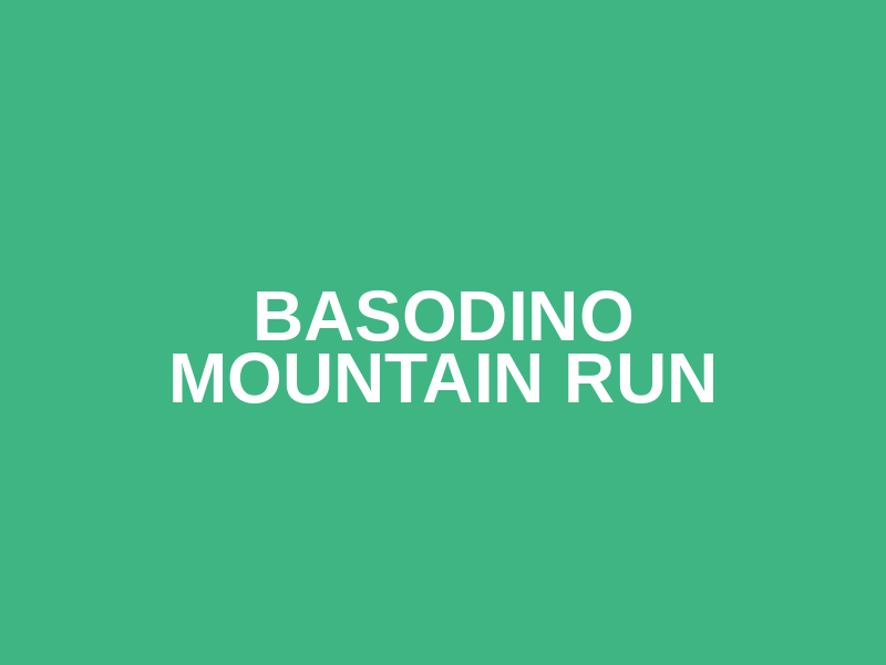Basodino Mountain Run