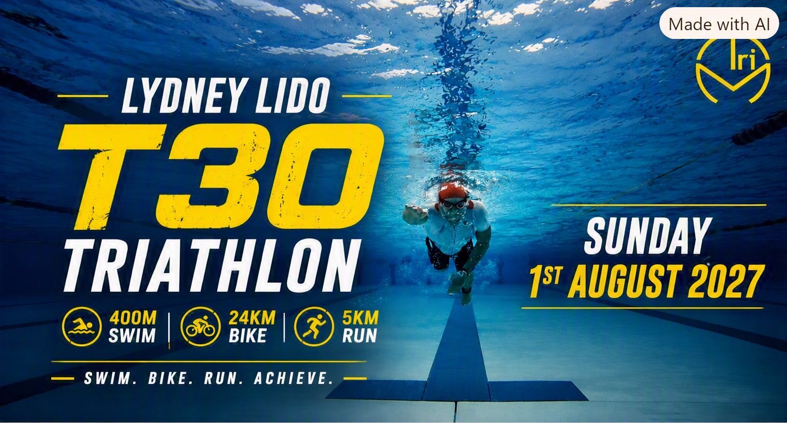 Bathurst Park Lido T30 Sprint Triathlon Logo