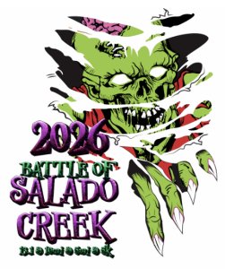 Battle of Salado Creek 5k, 5 mile, 10 mile, 13.1 Logo