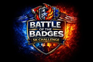 BATTLE OF THE BADGES - 5K Logo