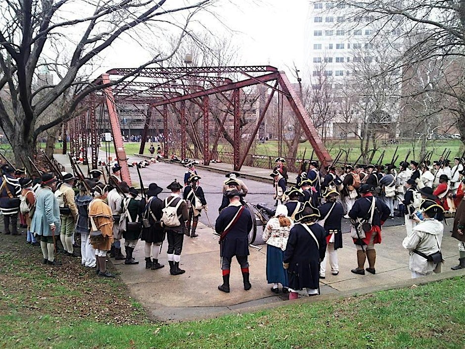 Battle of Trenton 250th Anniversary March -- USA250 Logo