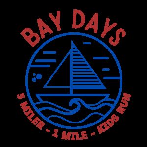 Bay Days 5 Miler, 1 Mile, & Kids Track Dash Logo