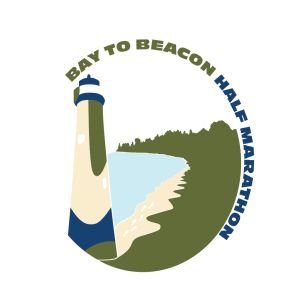 Bay to Beacon - Half Marathon, 10K, & 5K Logo