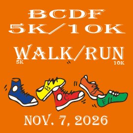 BCDF 5K/10K Walk-Run 2026 Logo