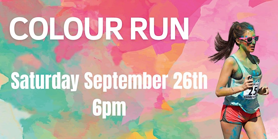 Be Active Night 2km Colour Run Logo