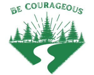 Be Courageous: What's Your Natural High 5K Logo