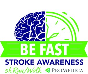 BE FAST 5k Run & 1 Mile Walk Logo