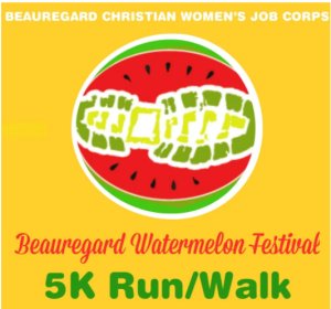 Beauregard Watermelon Fest 5K Run/Walk Logo