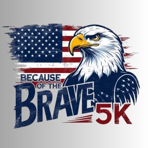Because of the Brave 5K Logo